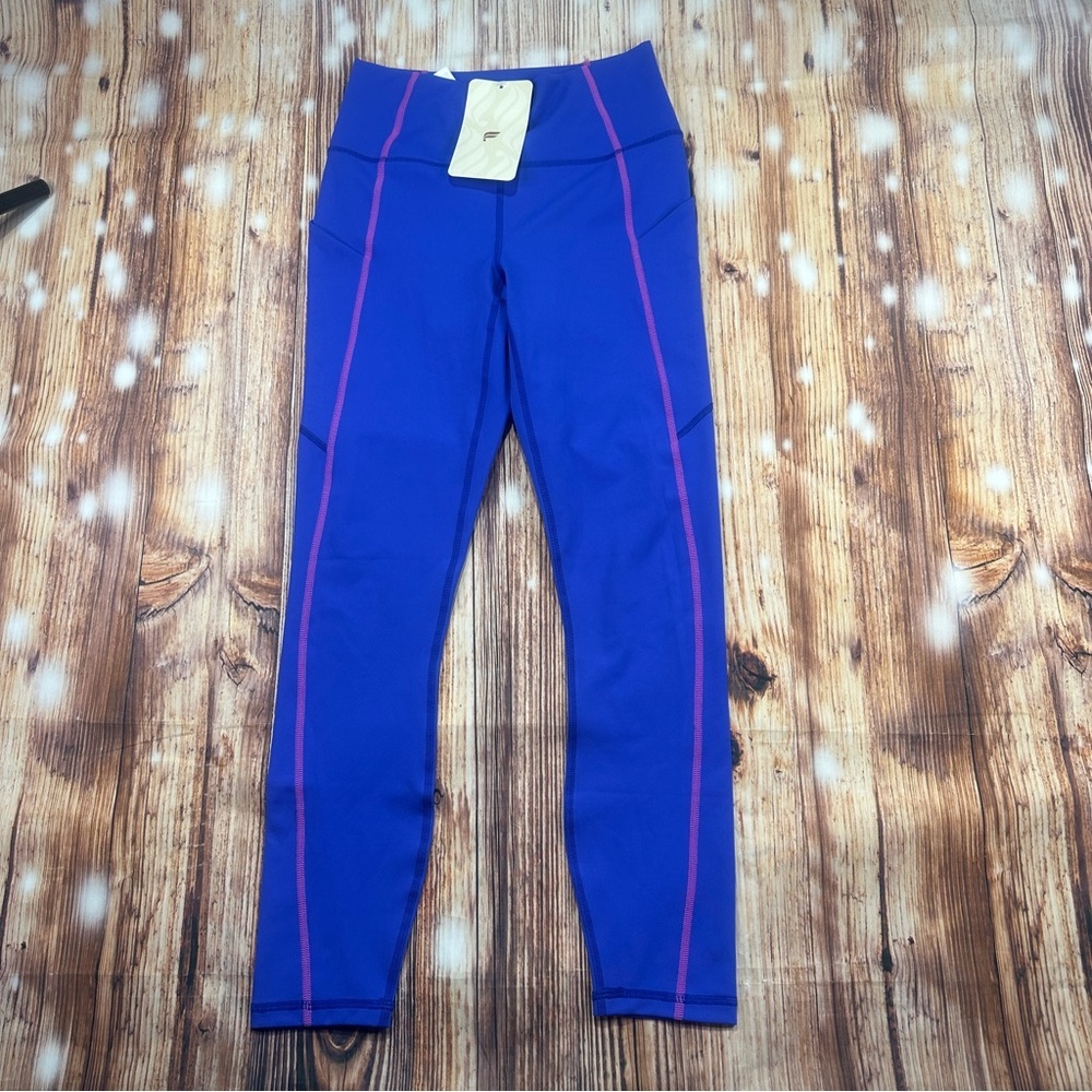 FABLETICS PURELUXE OASIS HIGH-WAISTED 7/8
EXTREME ROYAL/PINK ESCAPE LEGGING XS - Picture 15 of 16